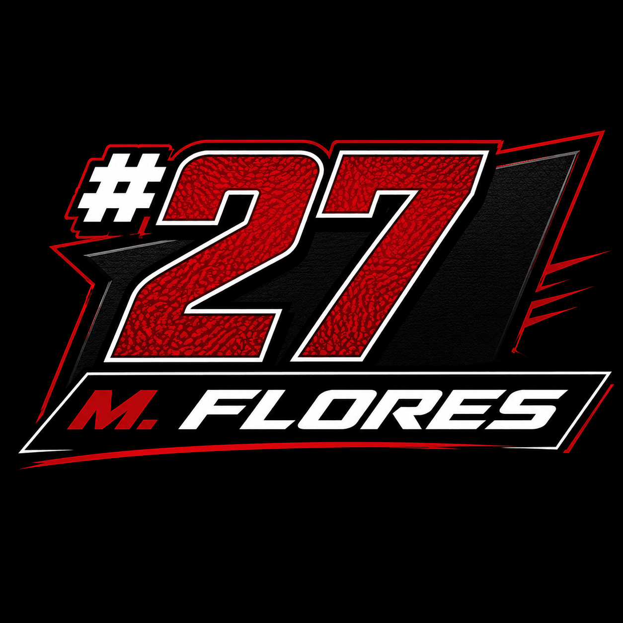 M. Flores Racing #27 logo